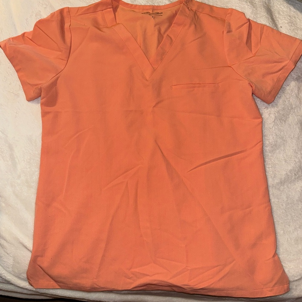 Peach colored Mandala scrubs